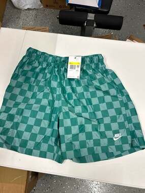 Nike Sportswear Sport Essentials Men's Woven Flow Checkered Shorts FN3098-365 Co